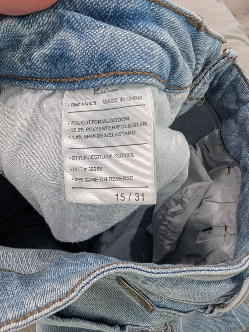KanCan Odie Highrise Flare Jeans Light Wash Size 15/31 - Picture 7 of 8